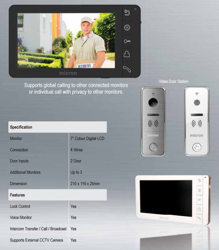 Video Intercom Systems Complete Alarms Sydney